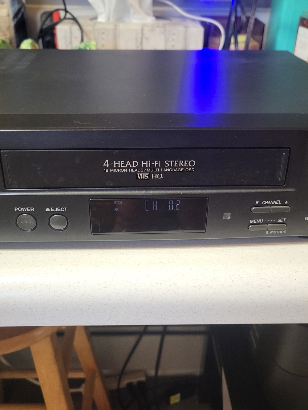 Sharp VC-H972U 4-Head Hi-Fi VHS Video Cassette Recorder Player VCR NO REMOTE